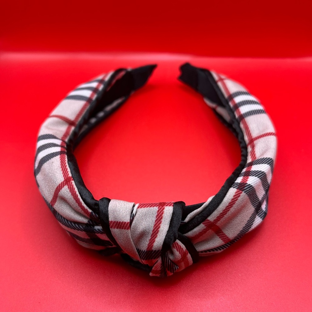 Trendy Plaid Headband